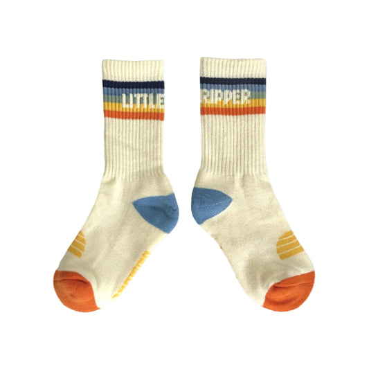 Little Ripper Kids Organic Cotton Crew Socks
