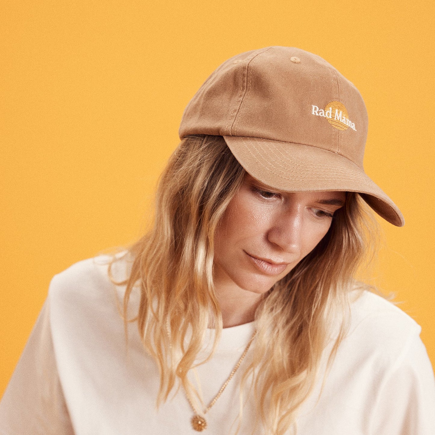Rad Mama Desert Sand Washed Baseball Cap