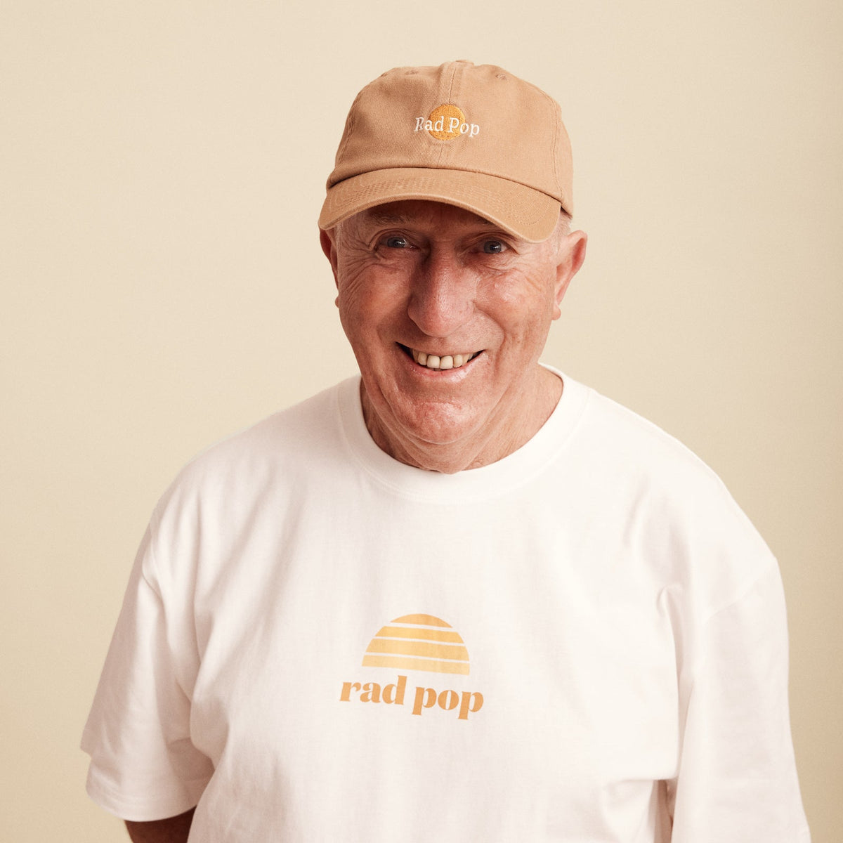 Rad Pop Desert Sand Washed Baseball Cap