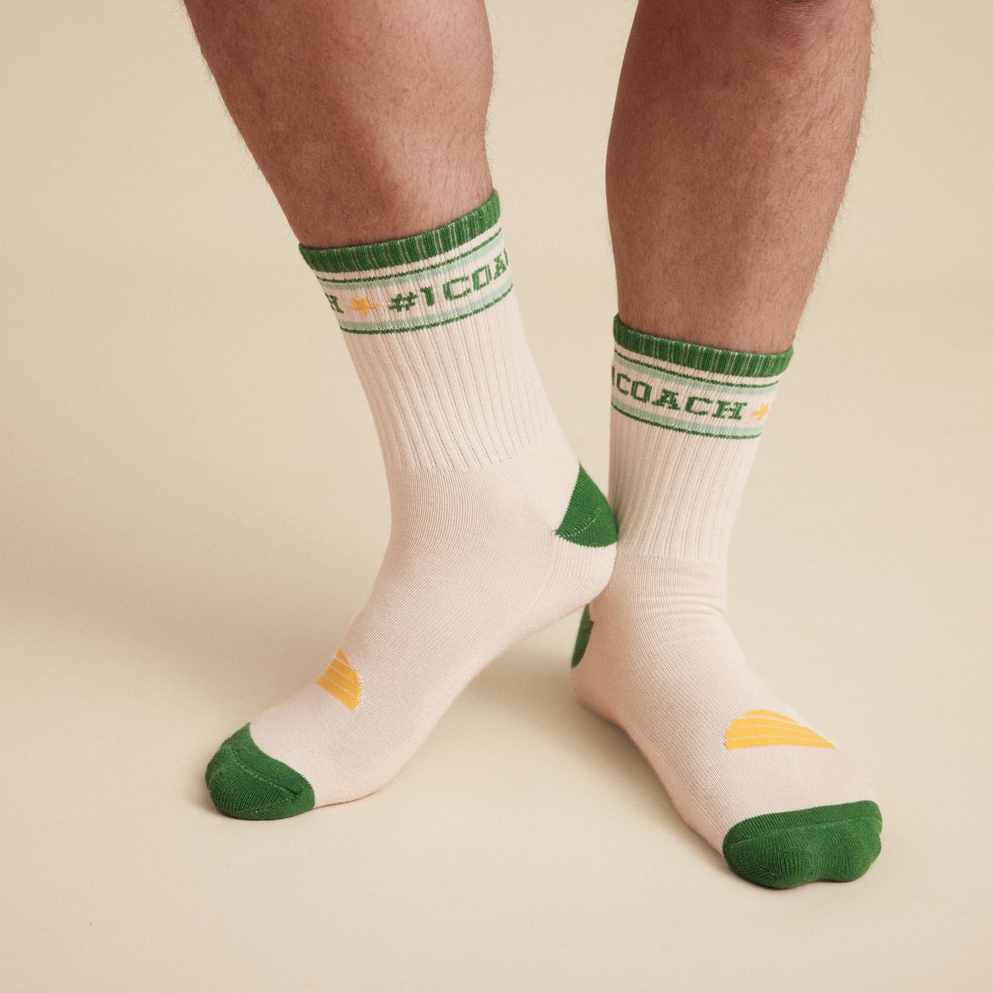 #1 Coach Organic Cotton Crew Socks
