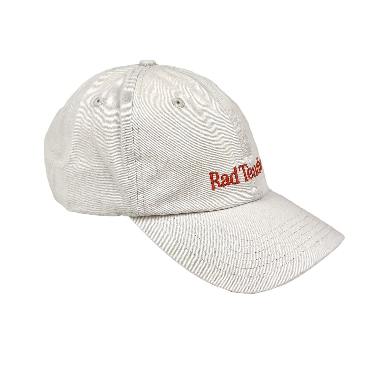 Rad Teacher Ecru Baseball Cap