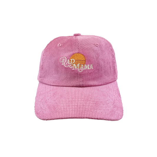 Rad Mama Pink Organic Cord Cap