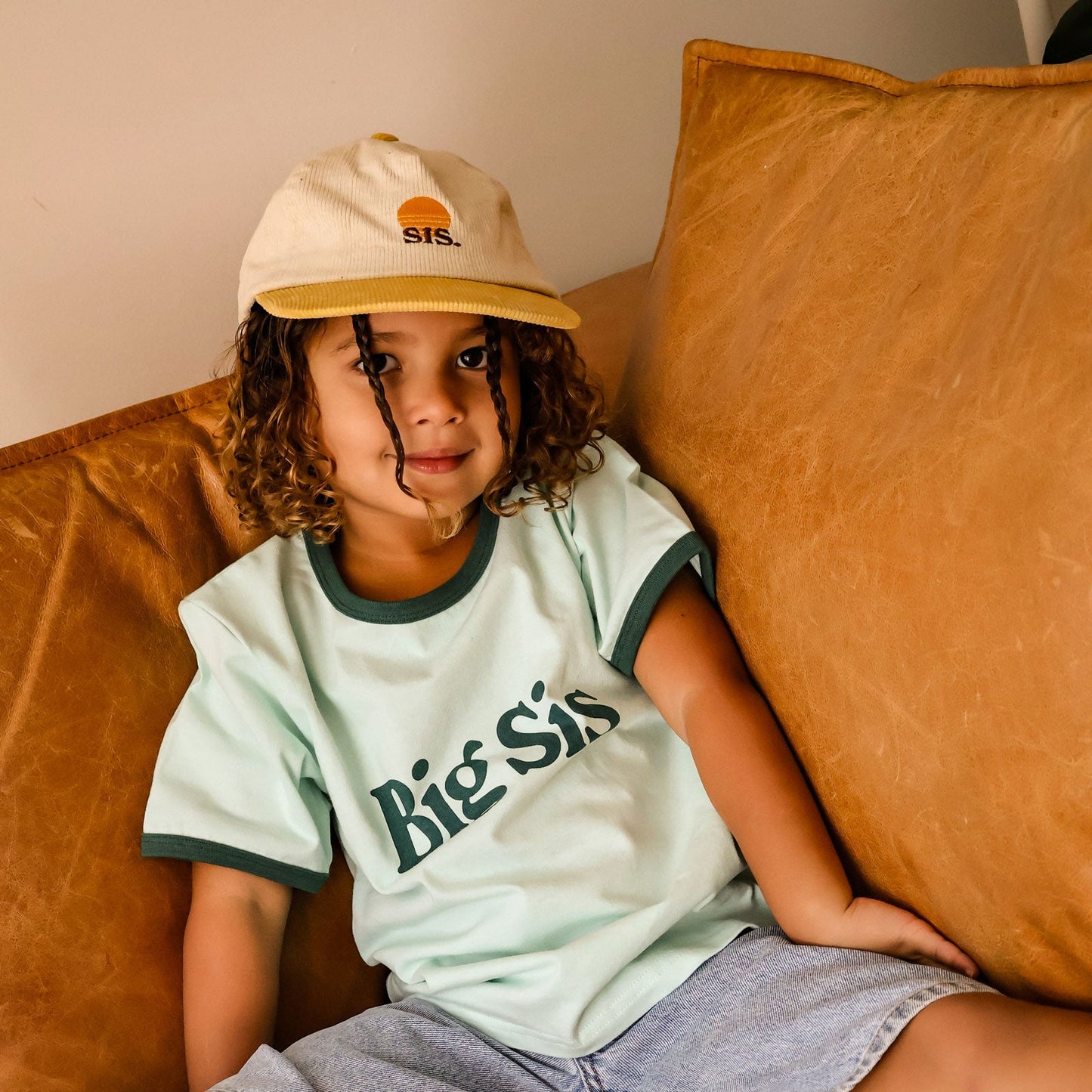 Big Sis Ringer Kids Tee
