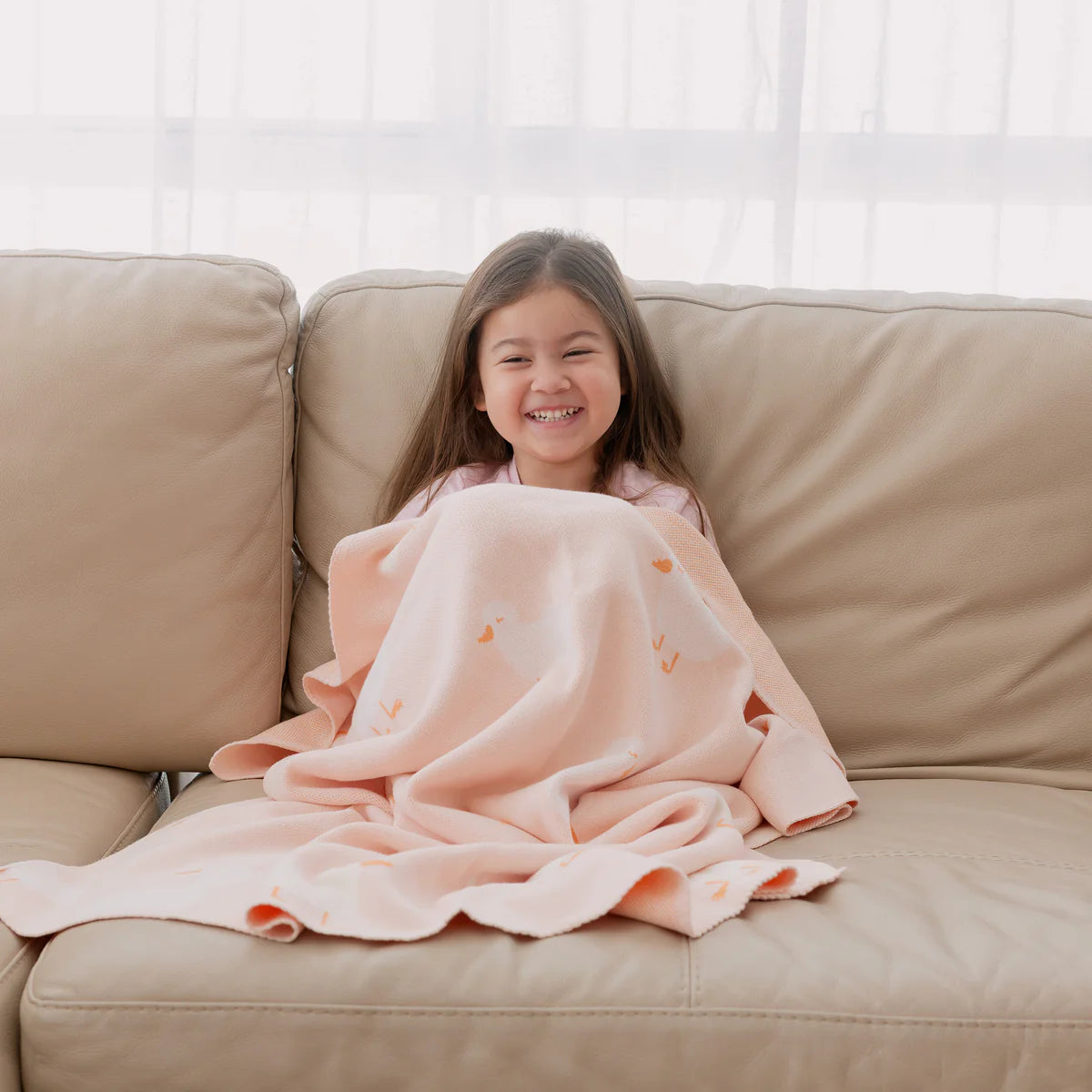 Pink Ducks Blanket