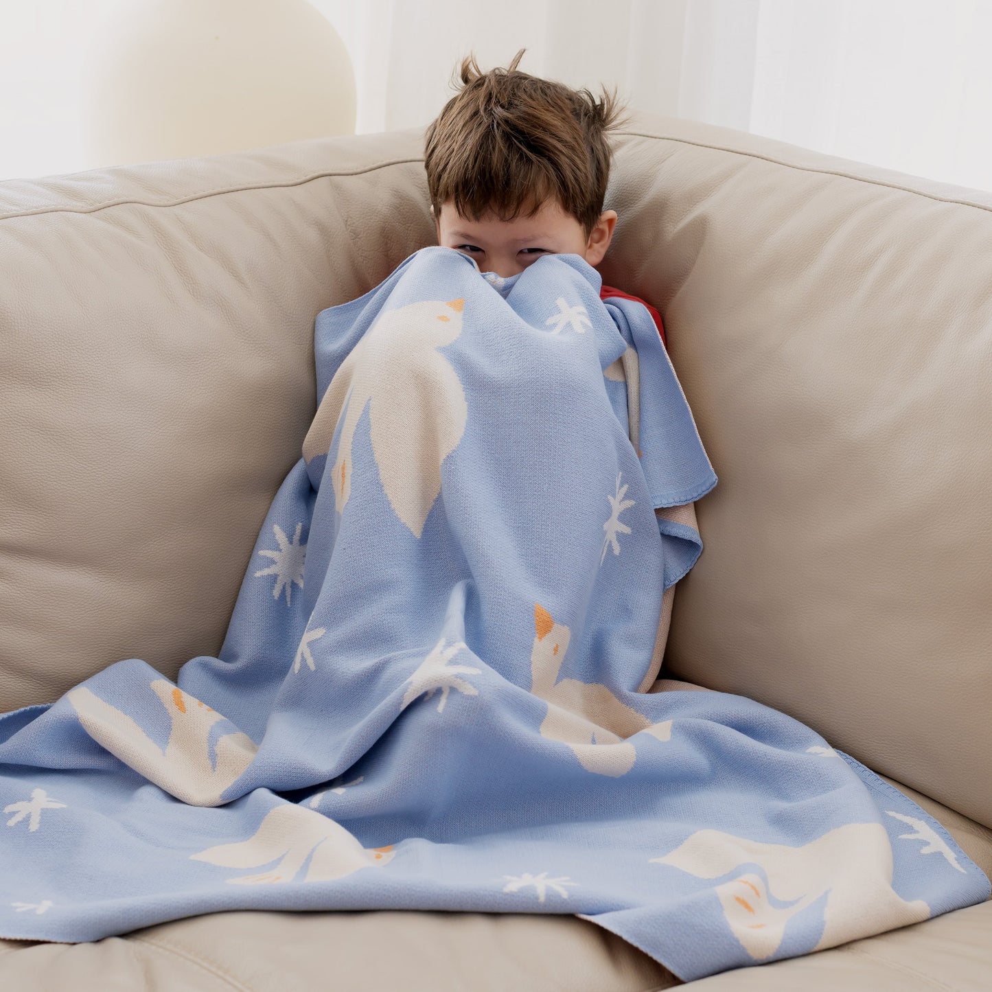 Blue Doves Blanket