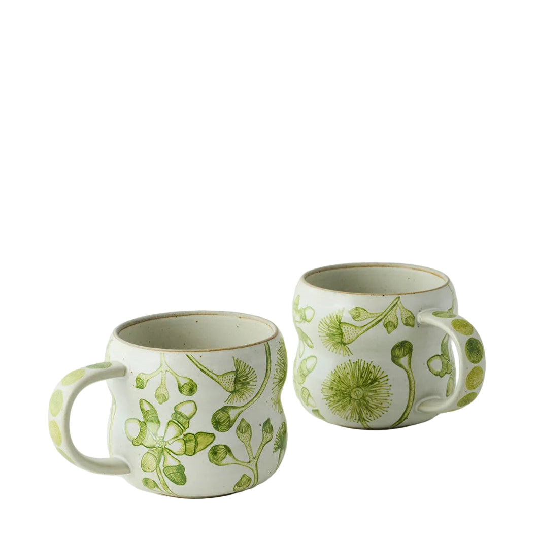 Eucalyptus Bushland Mugs Set of 2