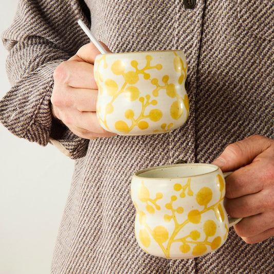 Wattle Bushland Mugs Set of 2