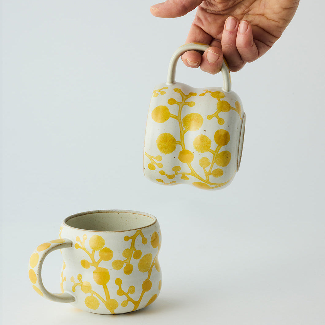 Wattle Bushland Mugs Set of 2