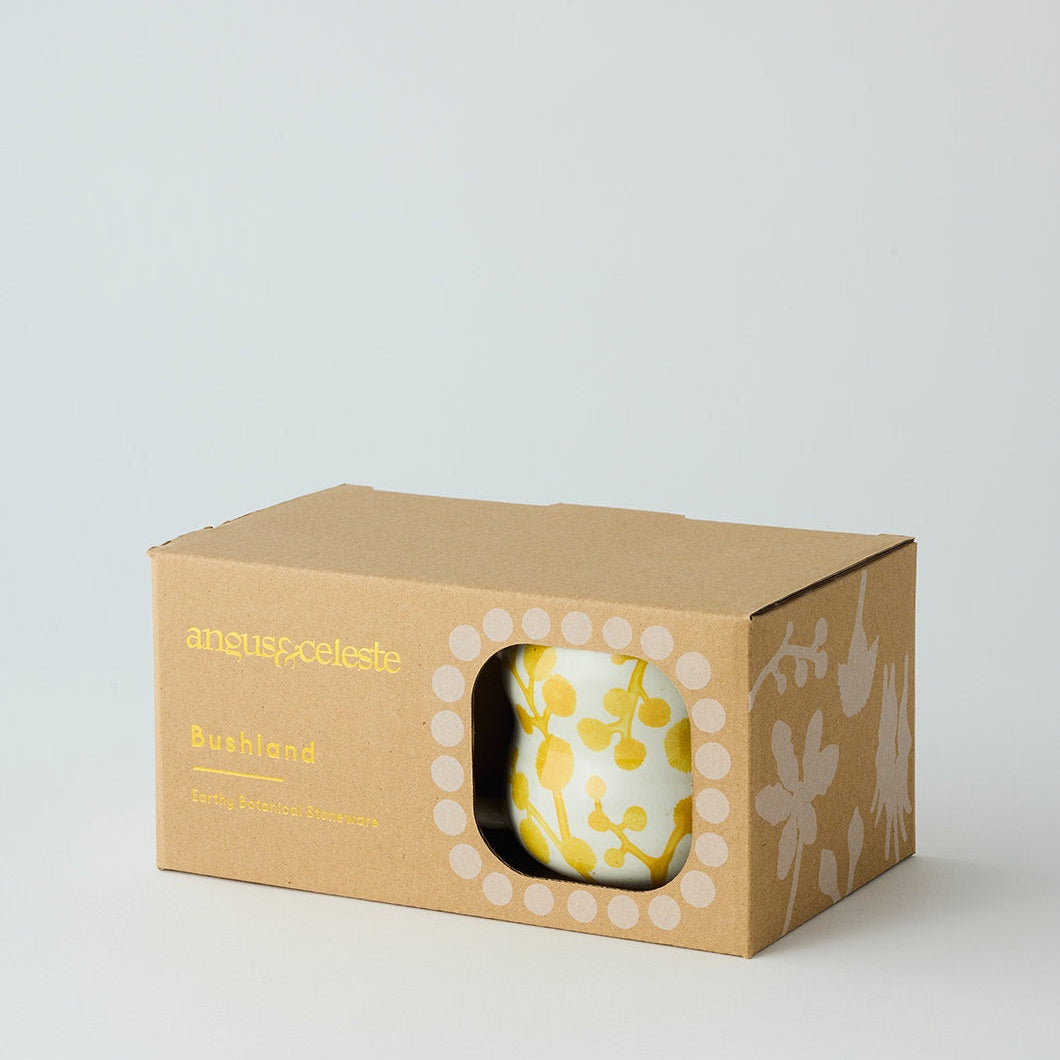 Wattle Bushland Mugs Set of 2