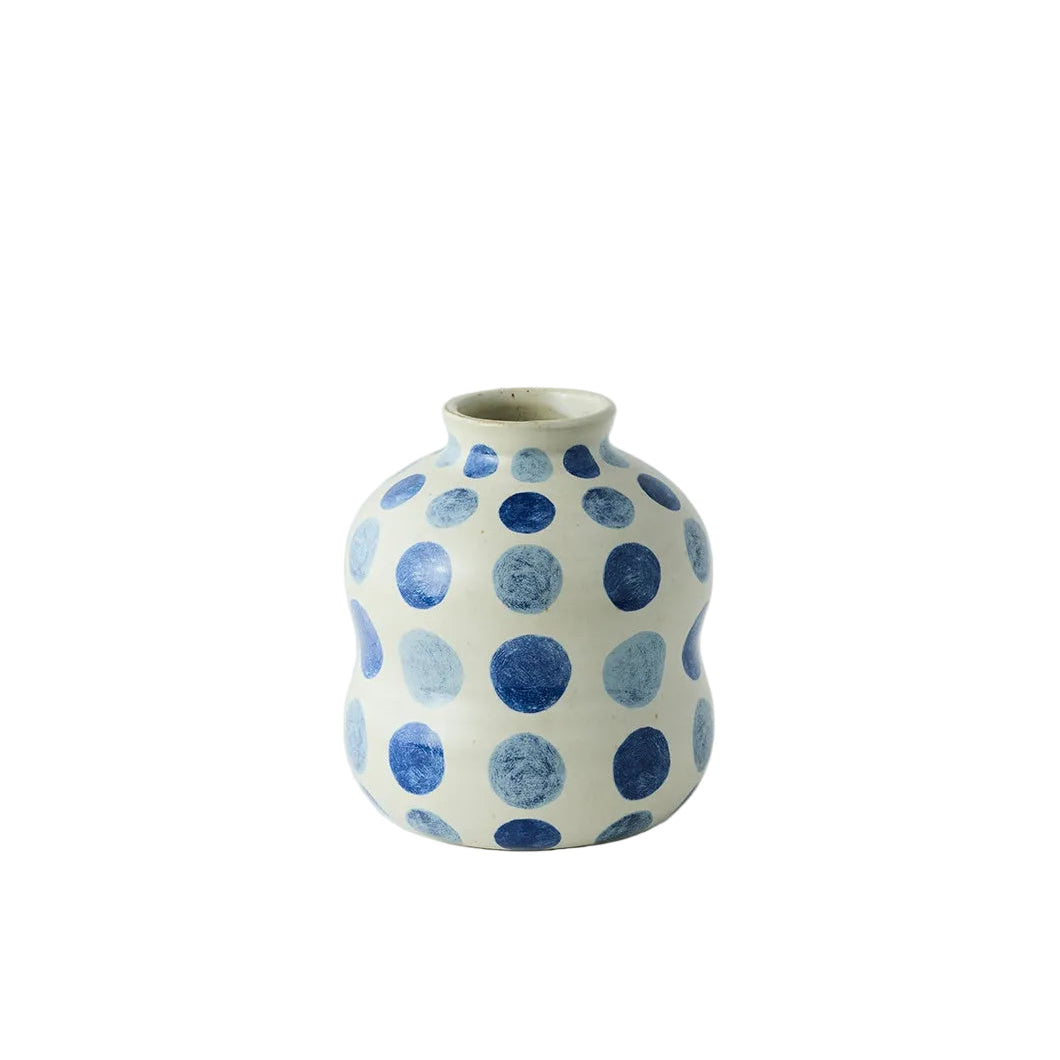 Blue Bushland Spot Bud Vase