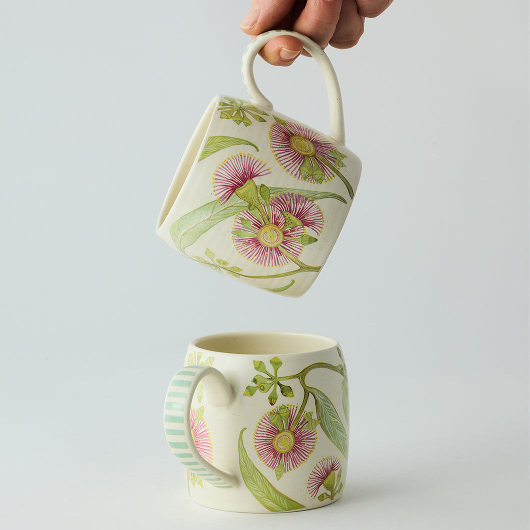 Pink Eucalyptus Buttermilk Mugs Set of 2