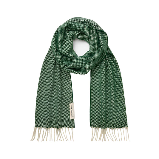 Broken Herringbone Forest Scarf