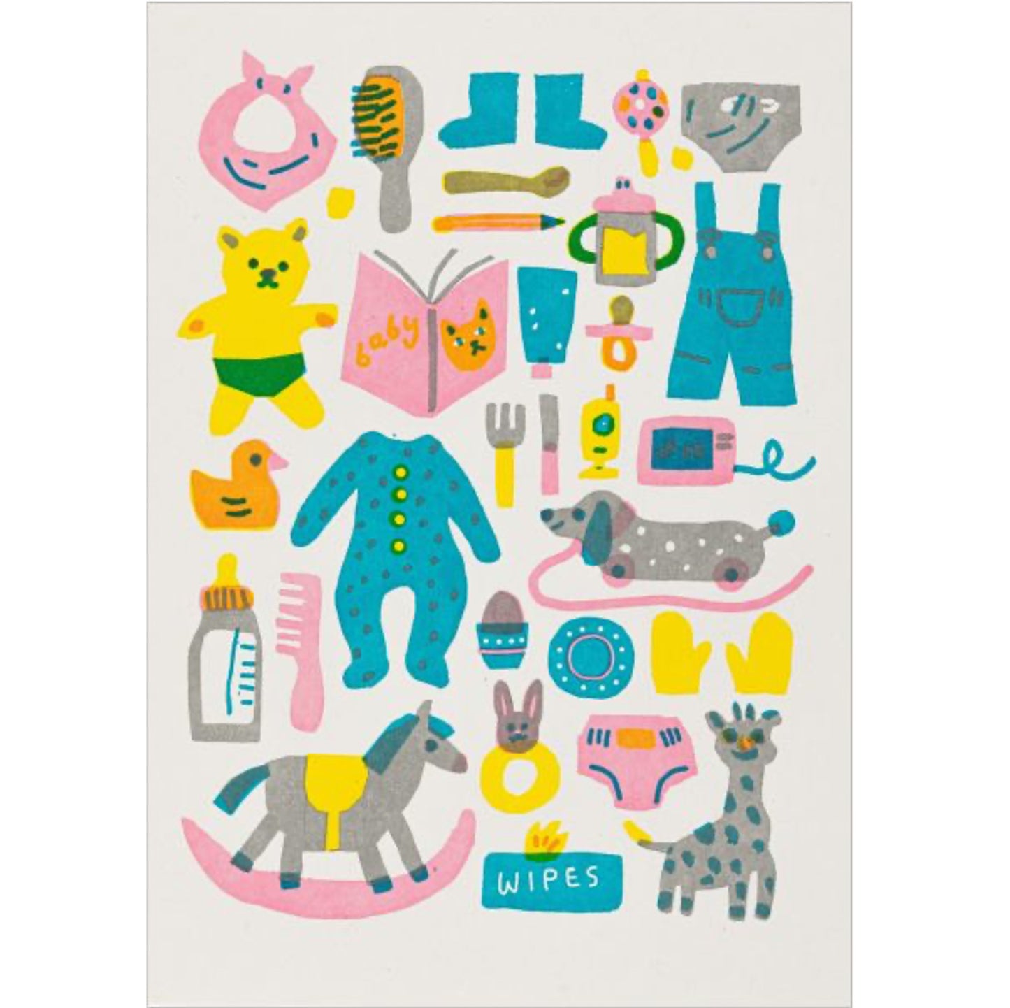 Baby Pattern Greeting Card
