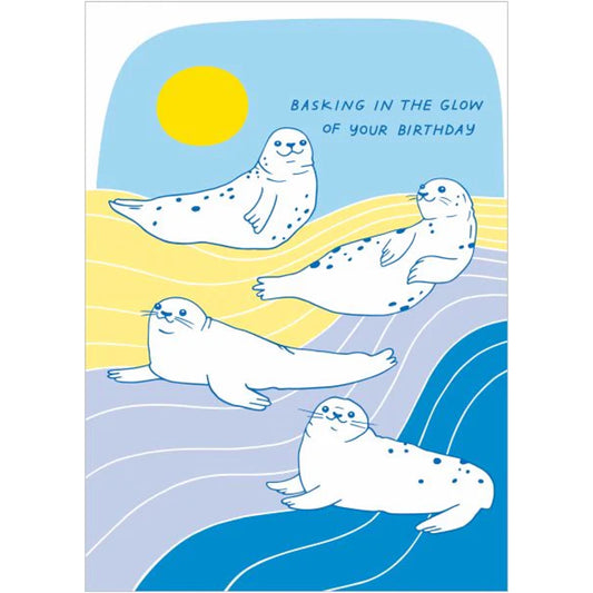 Basking in the Glow Greeting Card