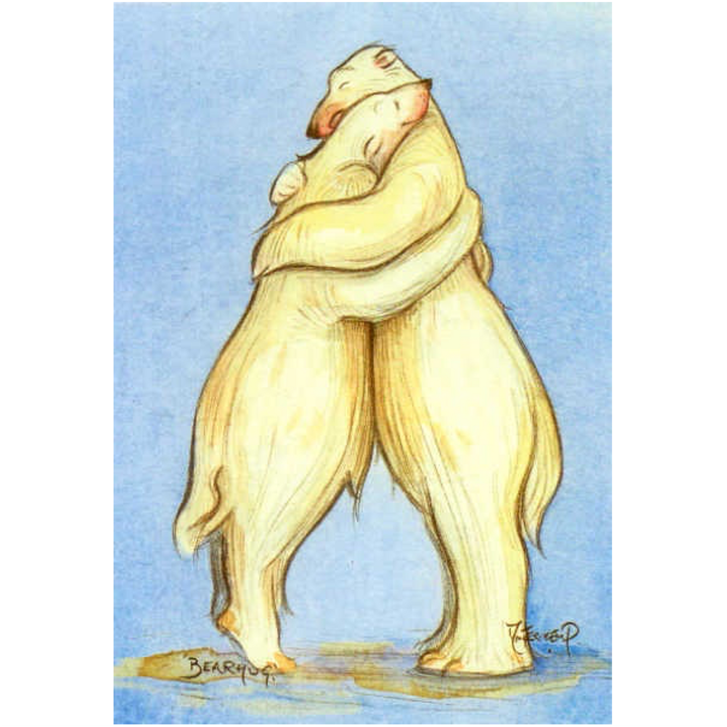 Bearhug Greeting Card