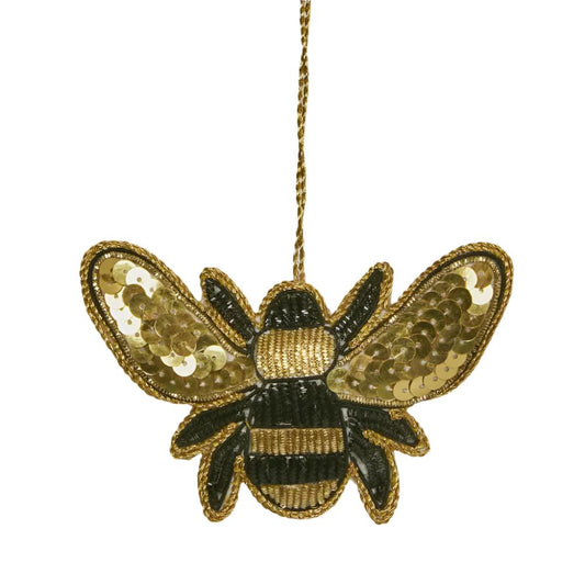 Bee Sequin Hanging Decoration