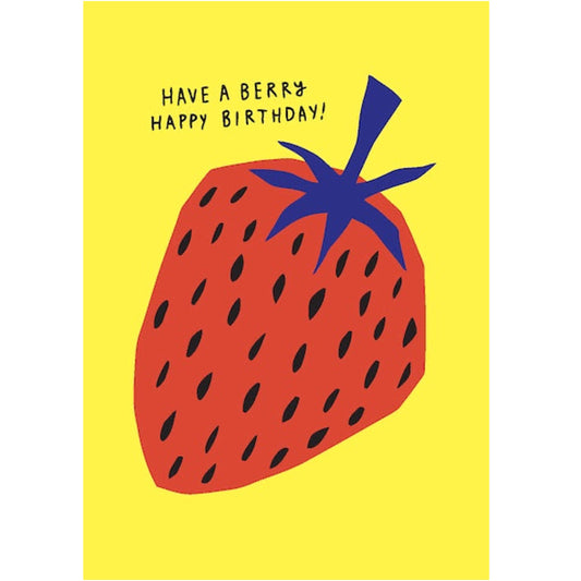 Berry Happy Birthday Greeting Card