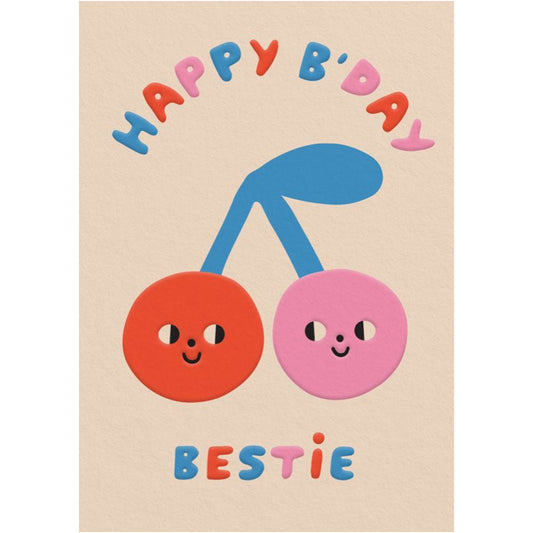 Happy Birthday Bestie Greeting Card