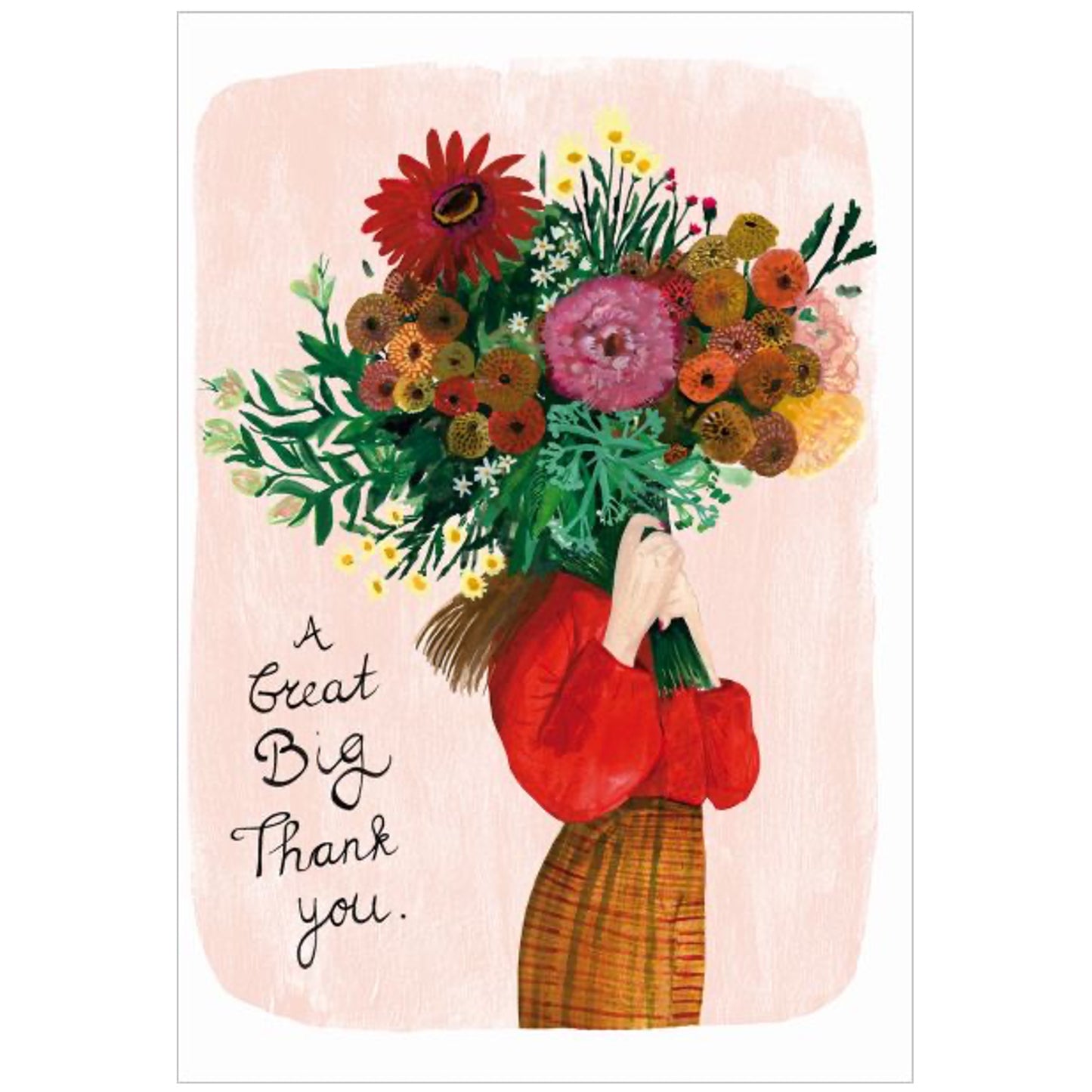 Big Thank You Flowers Greeting Card