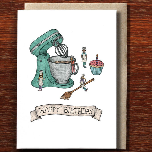 Birthday Baking Greeting Card