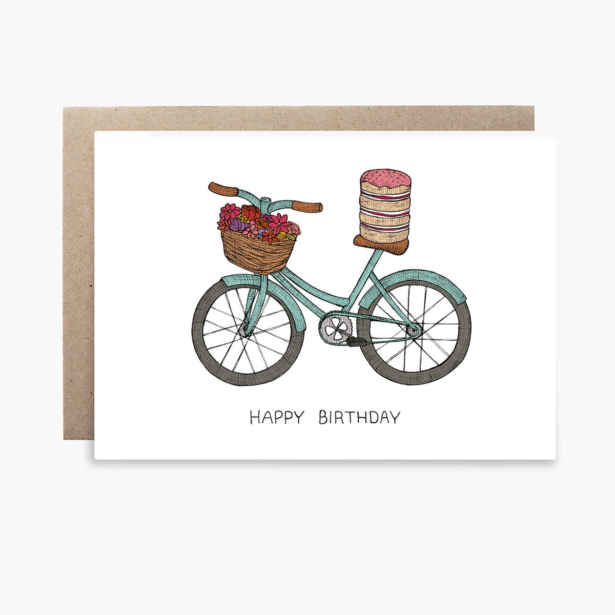 Birthday Bike Greeting Card