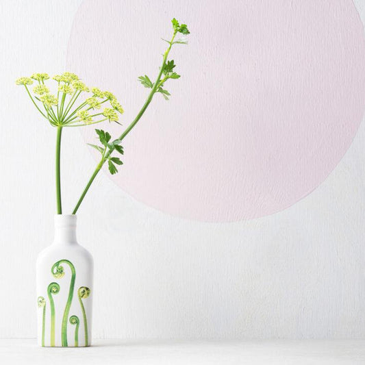 Fern Fronds Botanic Bottle Vase