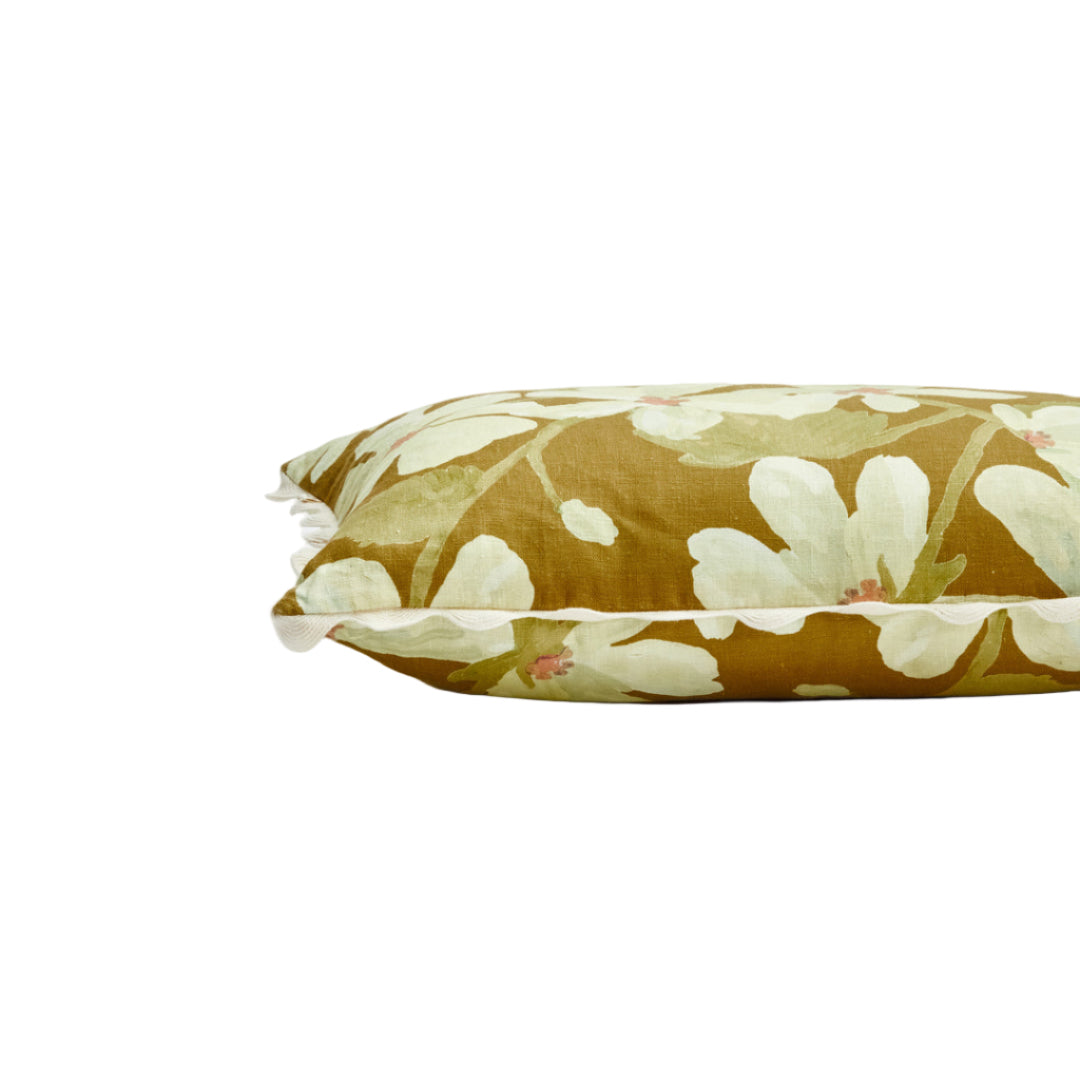 Violet Mustard Cushion