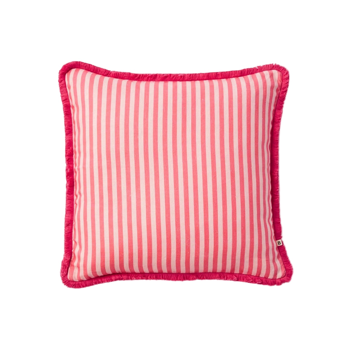 Pinstripe Rose Cushion