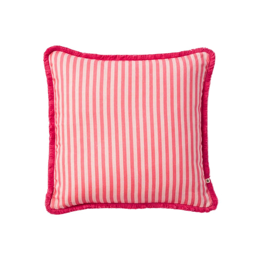 Pinstripe Rose Cushion
