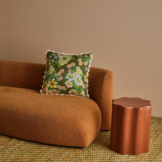 Buttercup Olive Cushion