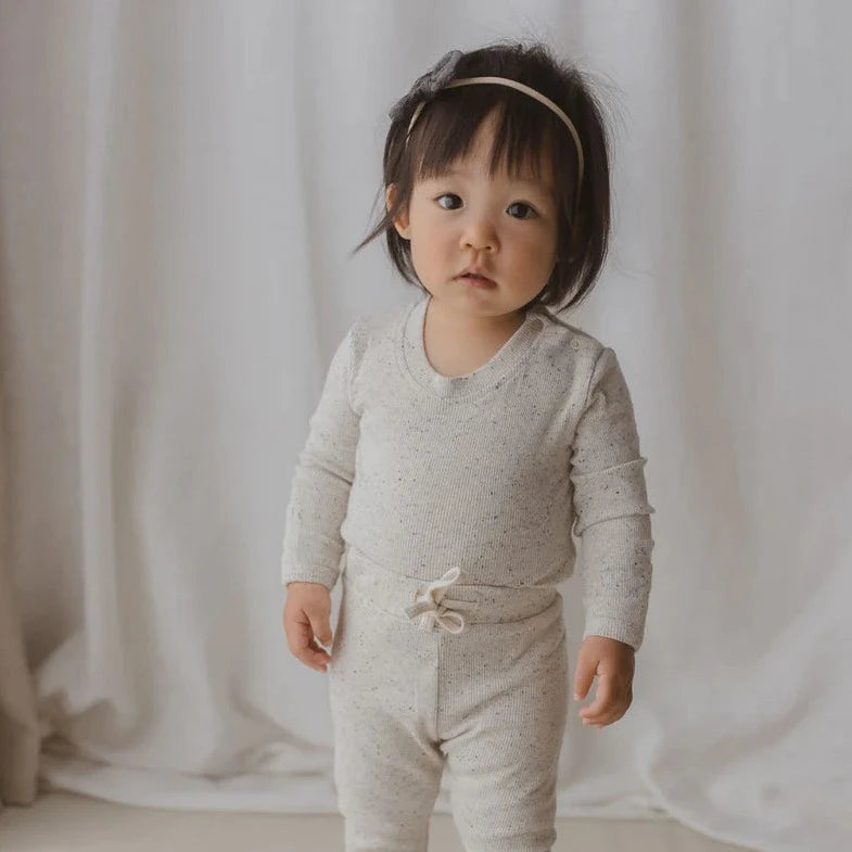 Baby Long Sleeve Bodysuit Quinoa