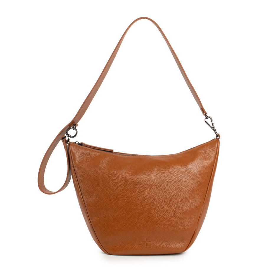 Camilla Crossbody Bag Pebbled Tan