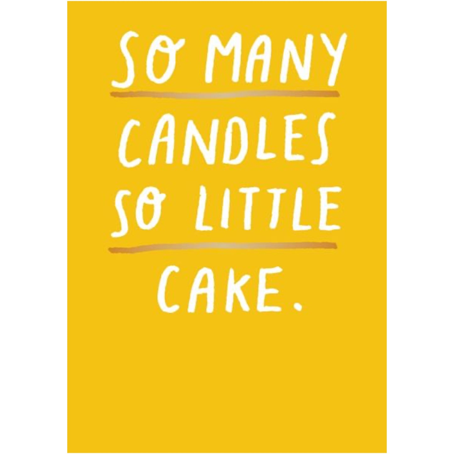 So Many Candles Greeting Card