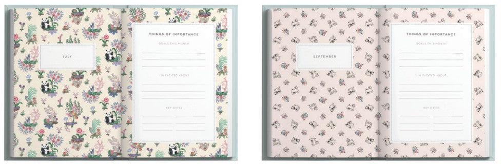 Strawberry Green A6 Soft Cover 2027 Diary