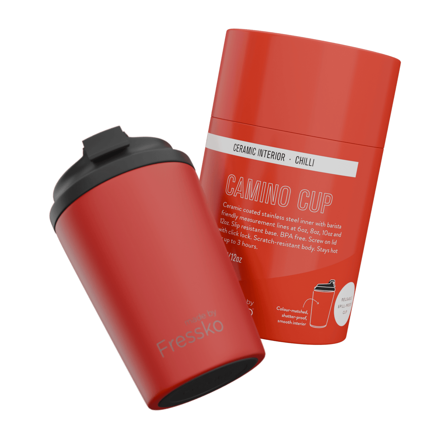 Chilli Ceramic Camino Cup 340ml