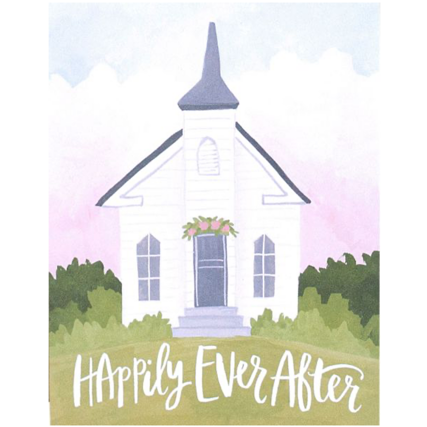 Wedding Chapel Greeting Card