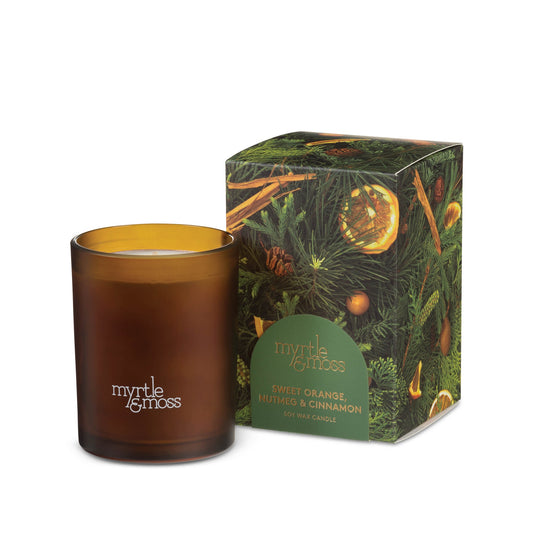 Sweet Orange, Nutmeg & Cinnamon Christmas Candle