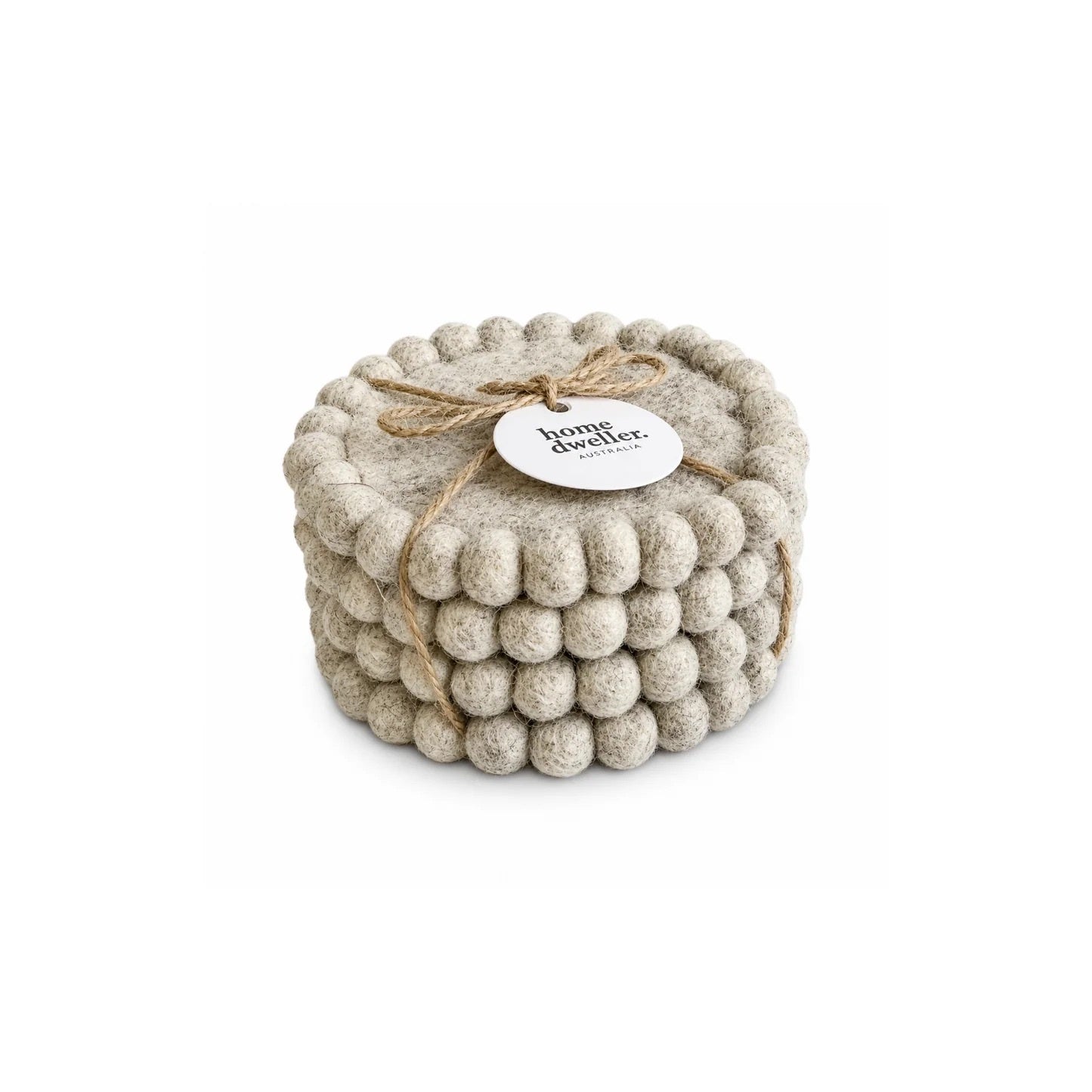 Cloud Felt Coaster Set of 4