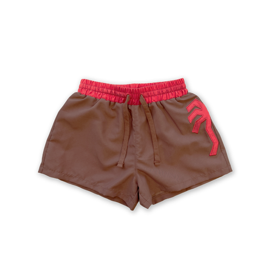 Teddy Palm Tree Kids Swim Shorts
