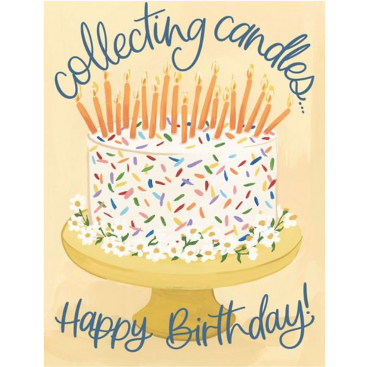 Collecting Candles Greeting Card