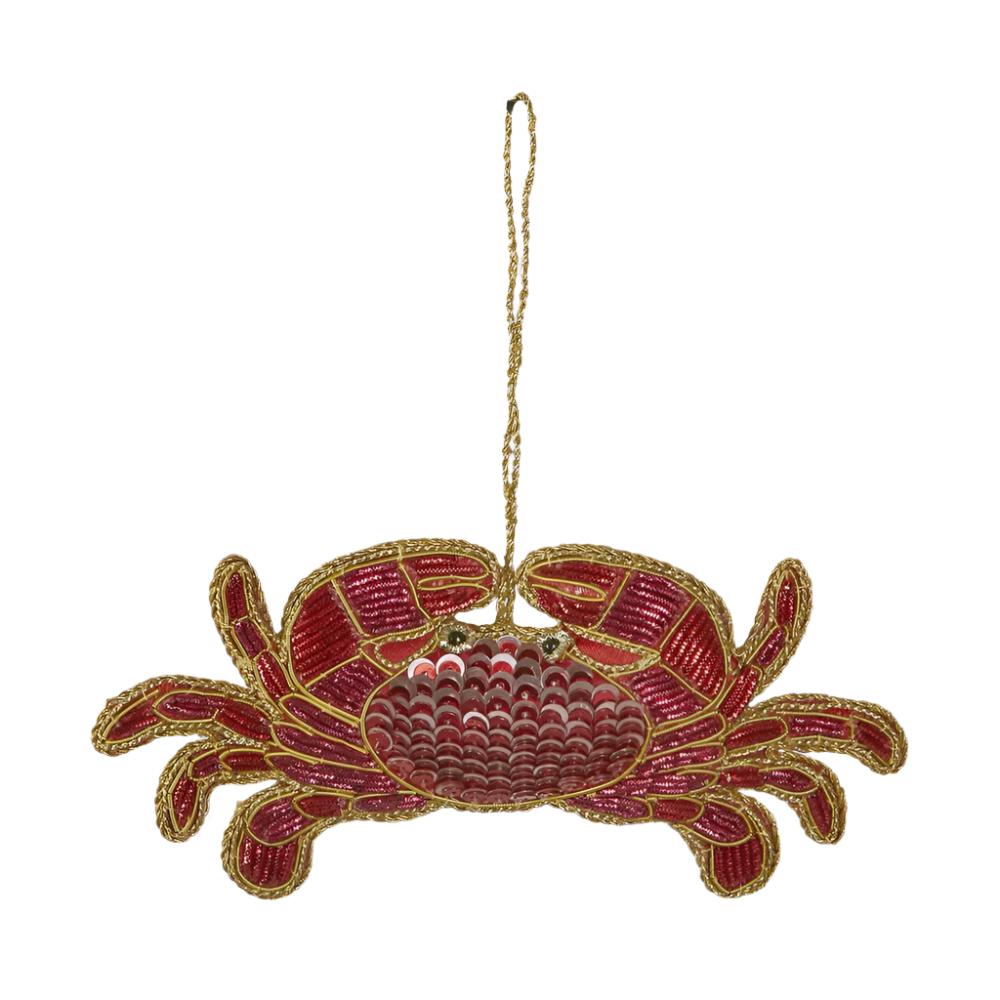 Crab Sequin Hanging Decoration