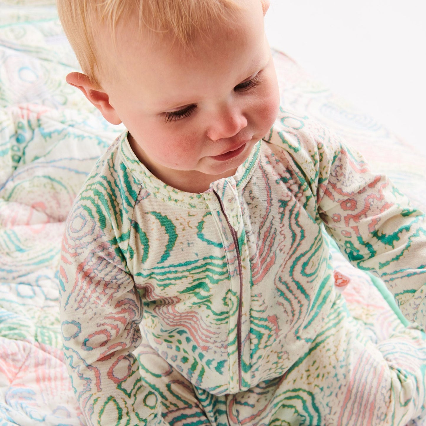 Zip Romper Tjala Tjukurpa Pastel
