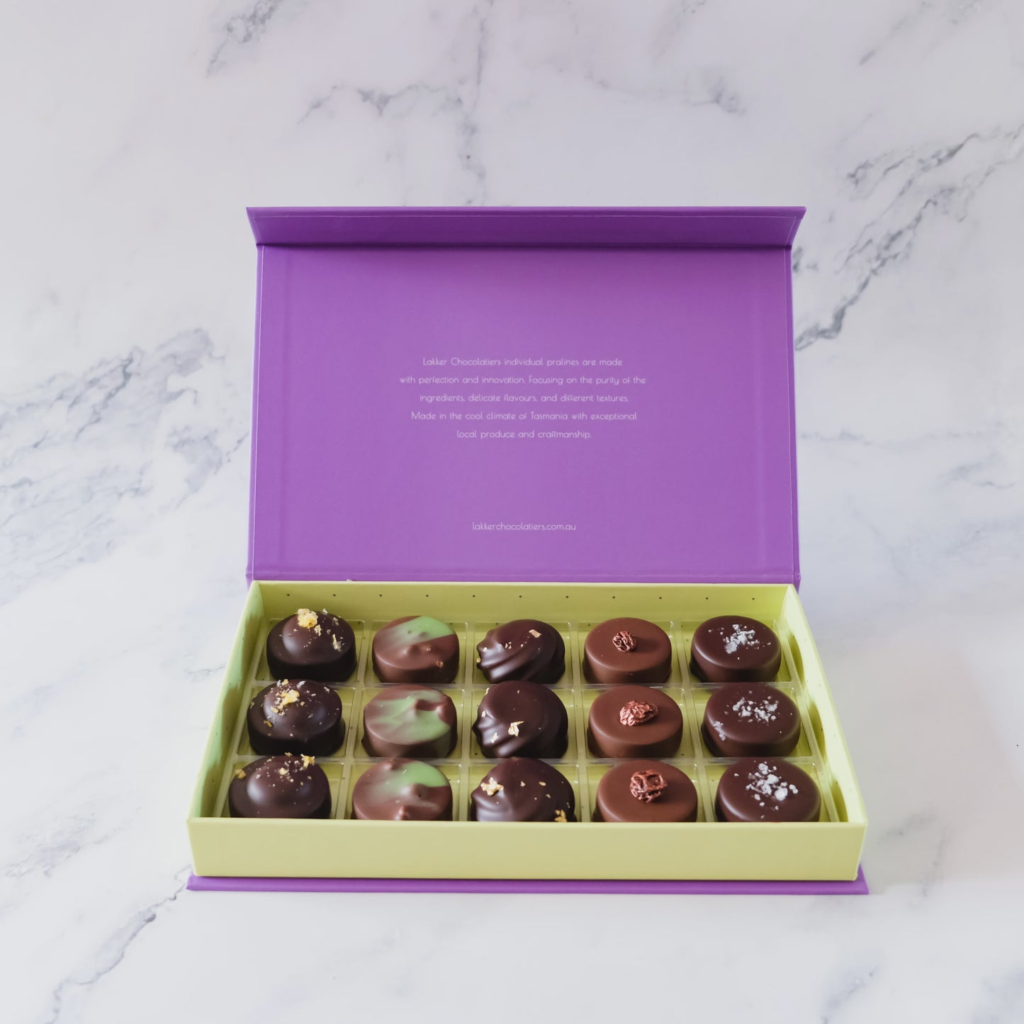 Tasmanian Chocolatier Selection 15 Pieces