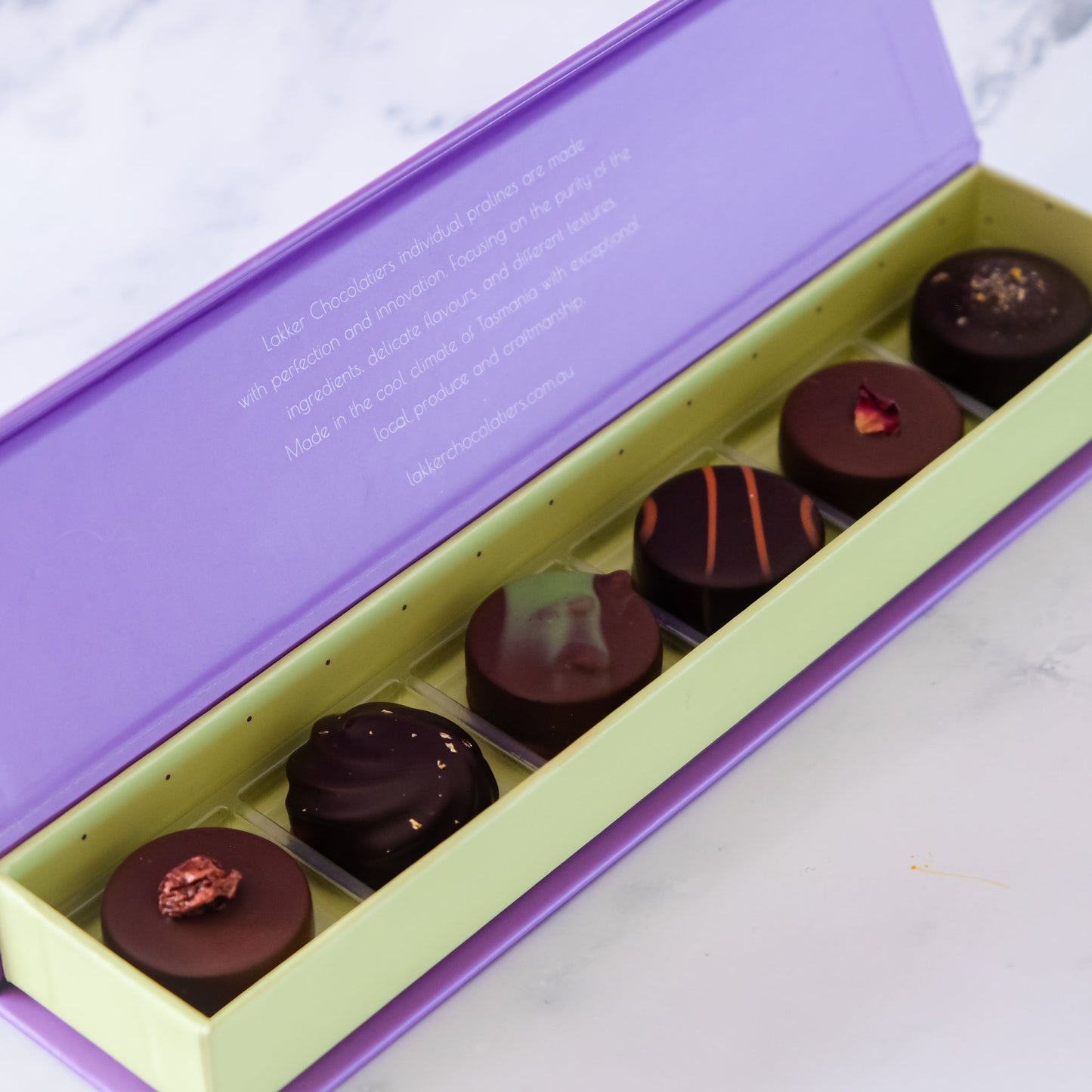 Tasmanian Chocolatier Selection 6 Pieces