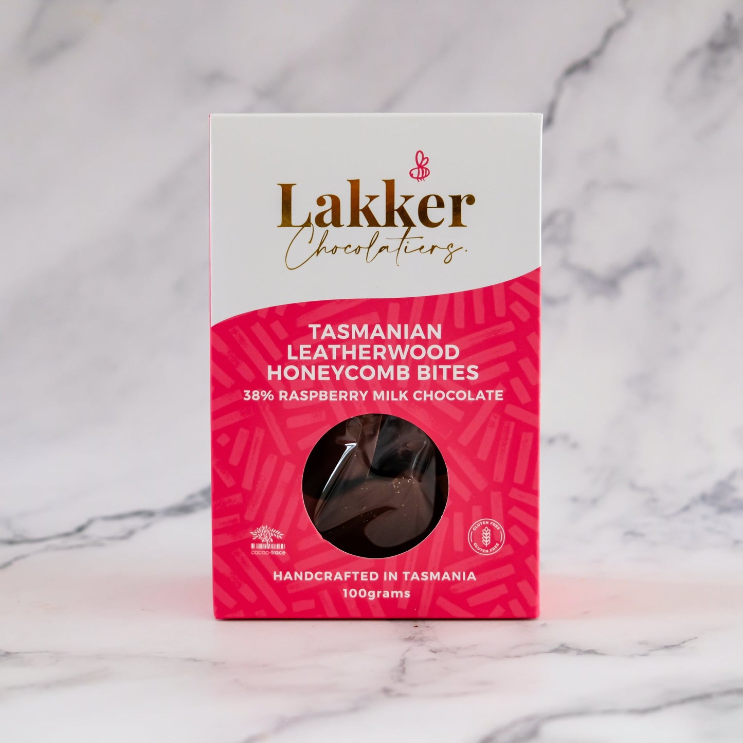 Tasmanian Raspberry Leatherwood Honeycomb Bites