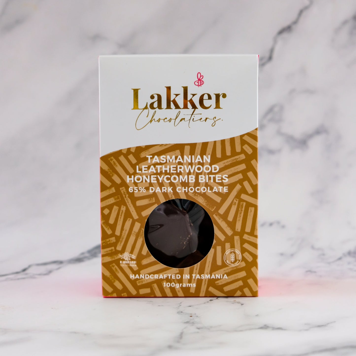 Tasmanian Leatherwood Honeycomb  Dark Chocolate Bites