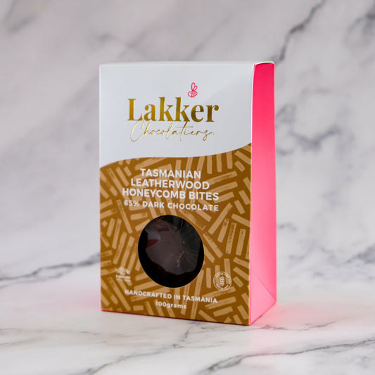 Tasmanian Leatherwood Honeycomb  Dark Chocolate Bites