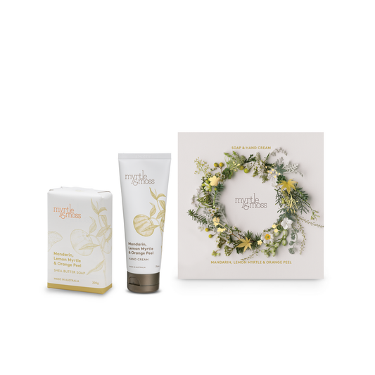 Mandarin, Lemon Myrtle & Orange Peel Gift Duet Hand Cream & Soap