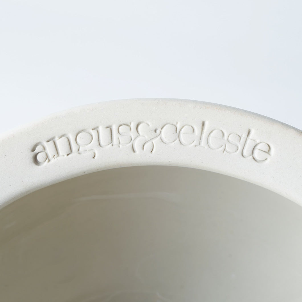 Decorative Hanging Planter Blue Botanical