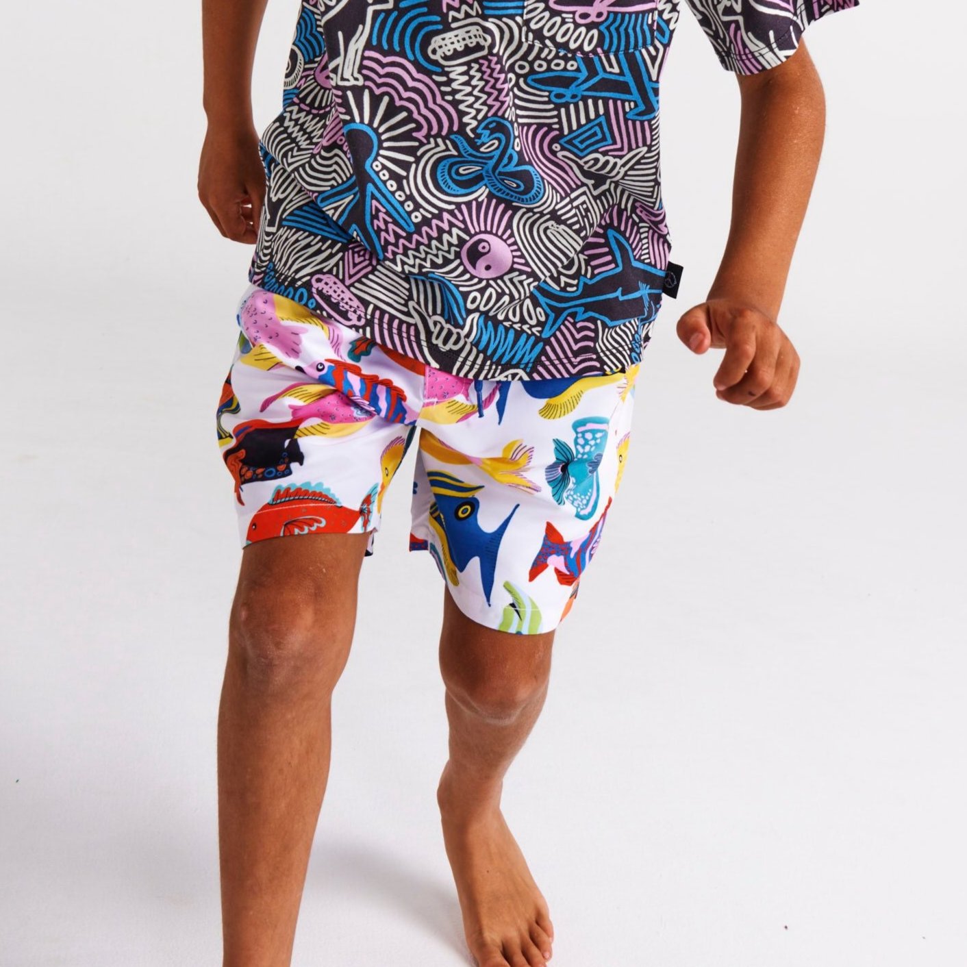 Fishy Business Kids Boardies